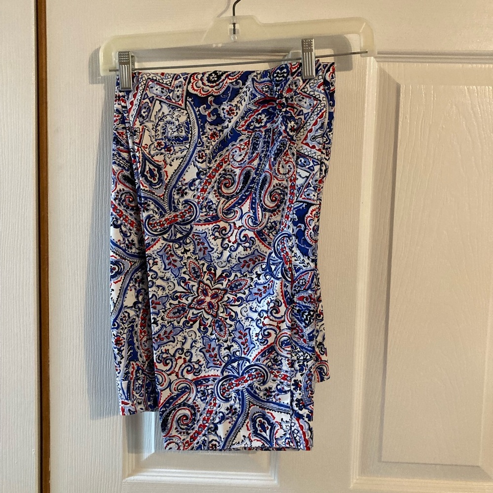 Talbots ladies the perfect crop pants size 14